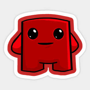 Super Meat Boy 1 Sticker